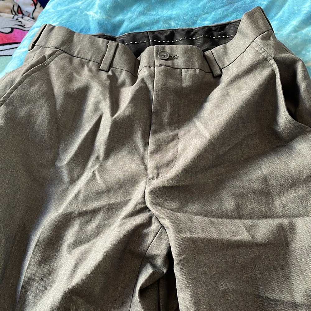Gray dress pants